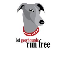 Let Greyhounds Run Free Logo