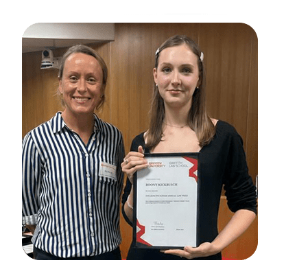 Ebony Kickbusch, 2025 Griffith Law School Voiceless Animal Law Prize Winner